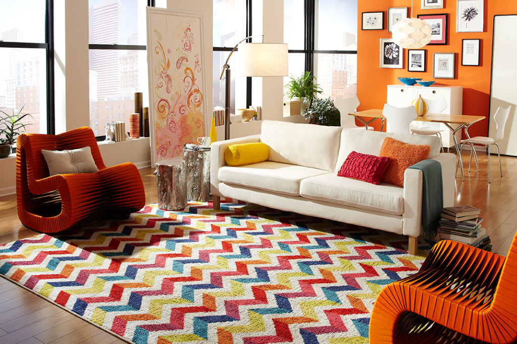 mixed chevrons, chevron rug, mohawk mixed chevron rug