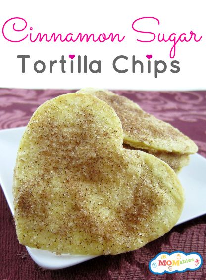 momables.com - Cinnamon Sugar Baked Chips  - Valentine's Day foods - Mohawk Homescapes