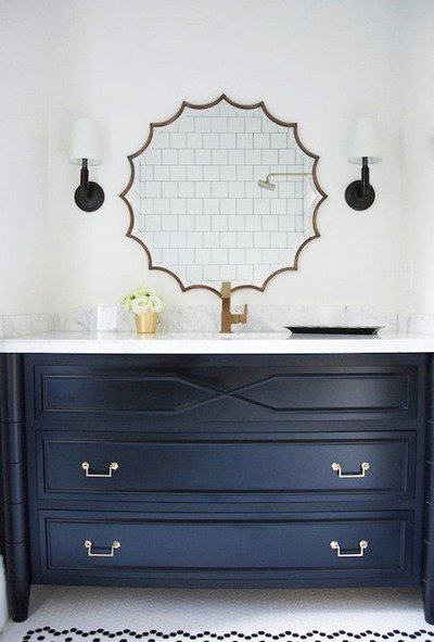 bathroom decor trends - 2016 - statement mirrors - apartmenttherapy - Mohawk Home