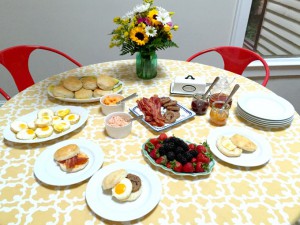 How to host a biscuit bar - savory and sweet - MohawkHomescapes.com