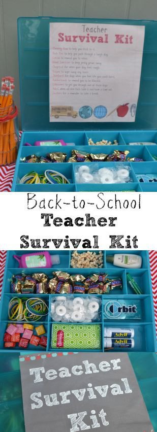Back to School teacher survival kit