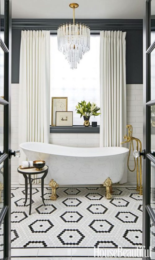 Glam up a tired bathroom - Heidi Milton - ideas to add glam - House Beautiful