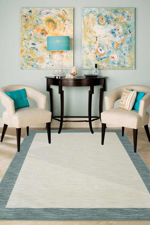 Brutti Aqua, blue rug, Mohawk Home