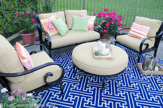 Bold ideas for the patio