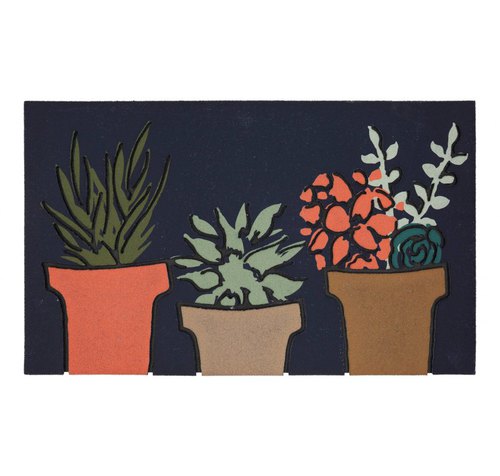 Botanical Recycled Rubber Doormat by Mohawk Home