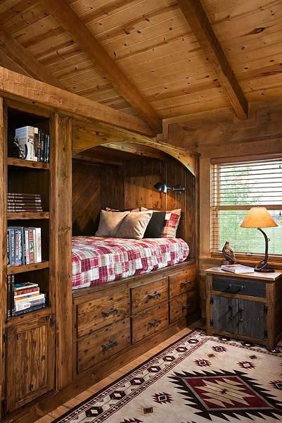 Log Cabin Home- Vacation Decor Ideas- Escape