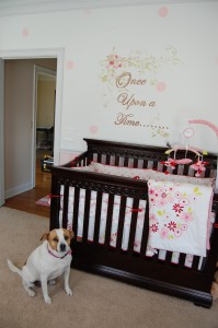 baby girl nursery, Once upon a time, pink nursery