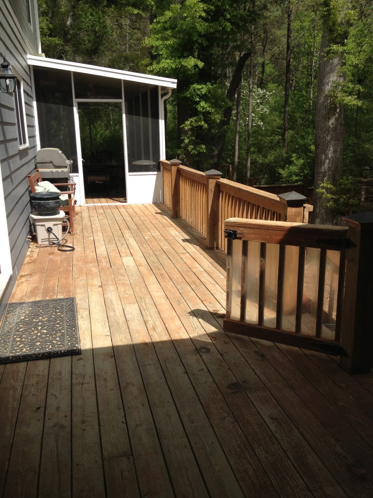 deck redo, DIY Deck, Stain Deck