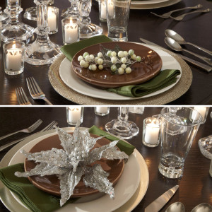 Wintergreen Napkins - Wintergreen tablescape - Mohawk Home 