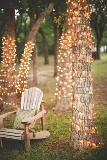 great outdoor lighting, great lighting for Daylight savings, romantic lighting, easy outdoor lights