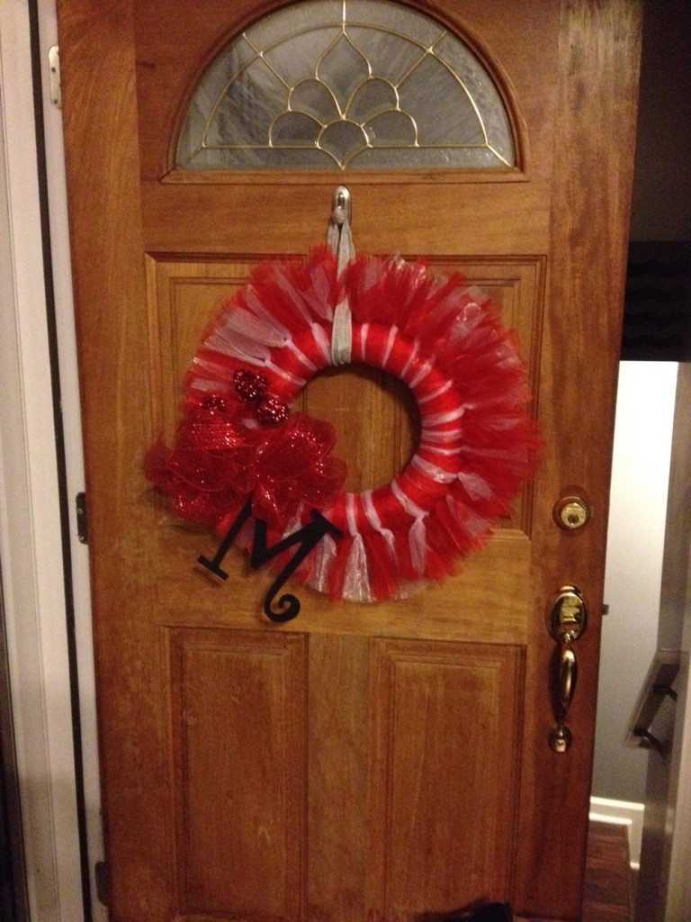 DIY Valentine's Day Tulle Wreath