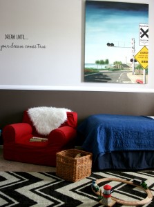 Train Bedroom for kids - Mohawk Homescapes - Big Kid's room - Trains