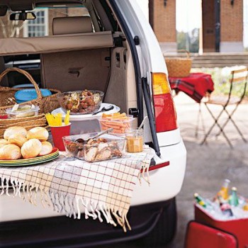 Food - Tailgate - Setup - Inspiration - Decor - Trunk  - Home - Game - Day - Appetizer - Mohawk Homescapes - myrecipes.com 