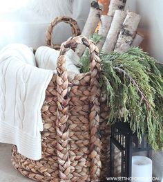 settingforfour.com - Winter decor - non-holiday winter decor - natural elements - Mohawk Home