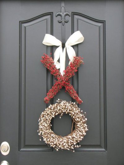 Winter Wreaths - DIY winter wreath ideas - crafts - Mohawk Home - elledecor