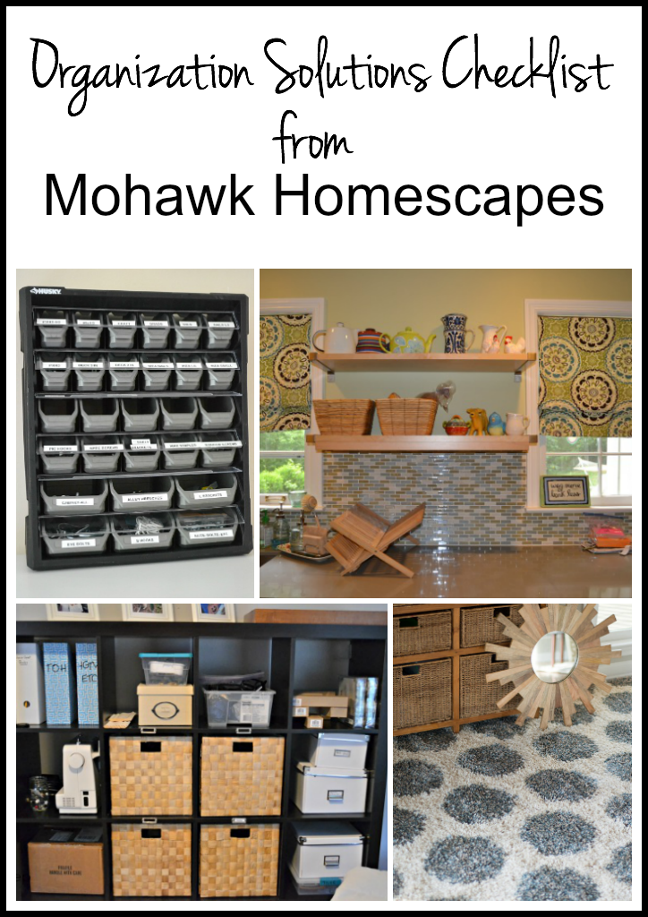 Organization Solutions Checklist | Karen Cooper | Dogs Don't Eat Pizza | Mohawk Homescapes