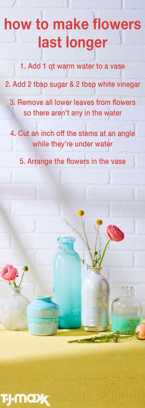 Mohawk florals - tips to keep flowers fresh