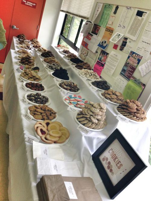 self serve cookie bar for teacher appreciation