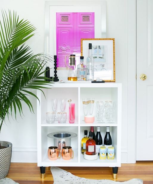 Bar Cart Ikea Hack